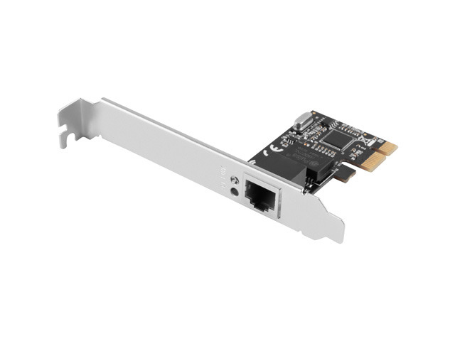 Lanberg PCE-1GB-201 - Eingebaut - Verkabelt - PCI Express - Ethernet - 1000 Mbit/s - Schwarz, Ansicht 2
