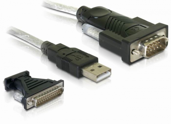 Delock Serieller Adapter - USB - RS-232, Ansicht 2