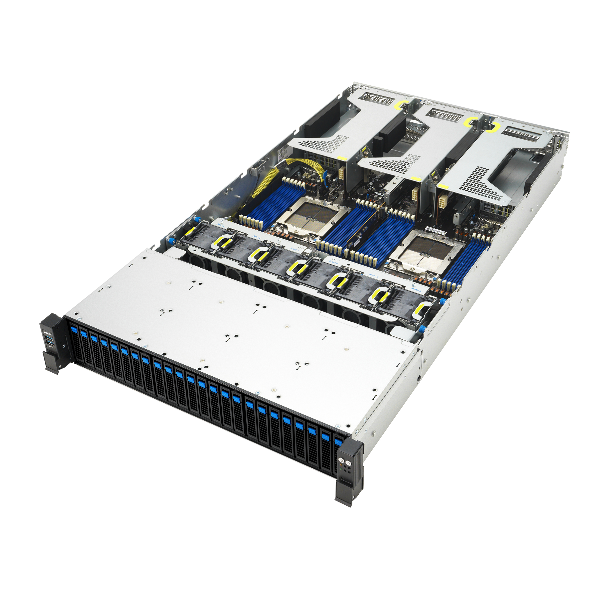 ASUS RS720A-E13-RS24/3.2K/24N/G - Server, Ansicht 4