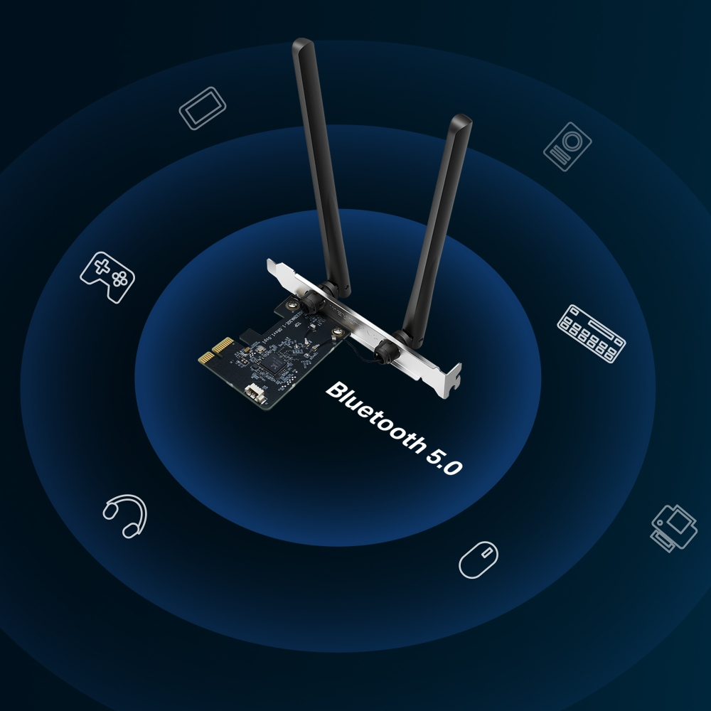 Mercusys MA30E AC1200 Wi-Fi Bluetooth PCIe Adapter - PCI-Express - WLAN, Ansicht 4