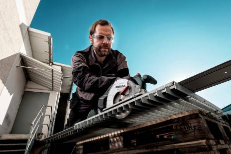 Metabo Akku-Handkreissäge MKS 18 LTX BL 58 Solo - Metabo MKS 18 LTX BL 58. Geeignet für Materialien: Metall, Ansicht 4