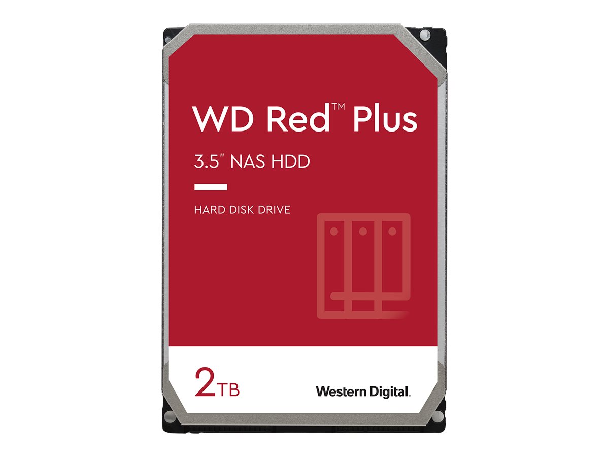 WD Red Plus WD20EFZX - Festplatte - 2 TB - intern - 3.5 (8.9 cm)