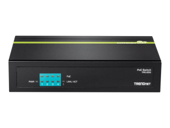 TRENDnet TPE S50 - Switch - unmanaged - 4 x 10100 (PoE)