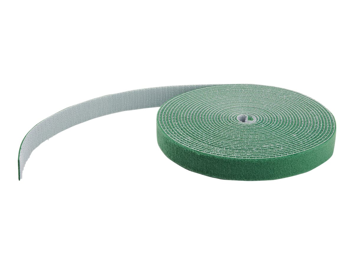 StarTech.com HKLP50GN Klettkabelbinder (15m frei zuschneidbar & wiederverwendbar) grün