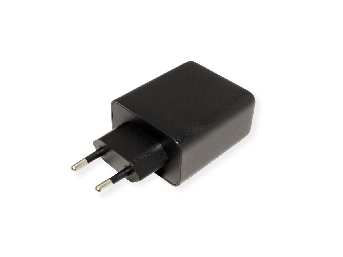ROTRONIC-SECOMP Value - Netzteil - GaN-Technologie - 65 Watt - 5 A - 3 Ausgabeanschlussstellen (USB, 2 x USB-C), Ansicht 4