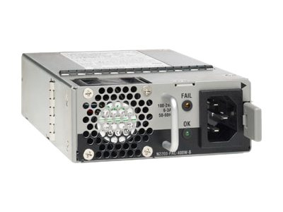 Cisco N2200-PAC-400W-B, Stromversorgung, Schwarz, Cisco Nexus 2224TP, 2248TP, 2248TP-E, 2232PP, 2232TM, 2232TM-E, 2248PQ, 400 W, 90 - 264 V, 50 - 60 Hz