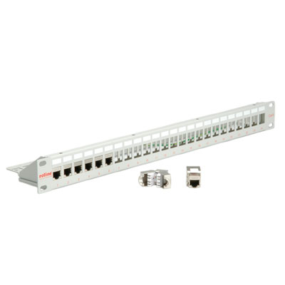 ROLINE Patch Panel - Hellgrau - 48.3 cm (19), Ansicht 2