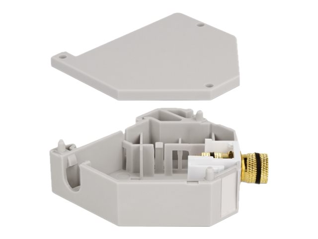 Delock Keystone Jack-DIN-Adapter für Schienenmontage