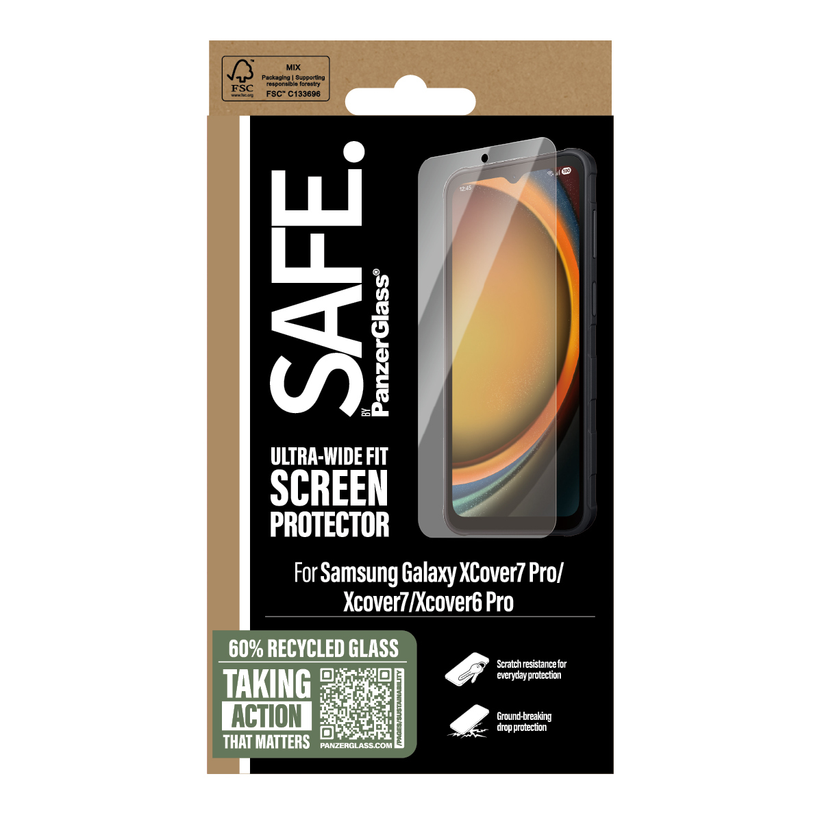 PanzerGlass SAFE. by PanzerGlass - Bildschirmschutz für Handy, Ansicht 4