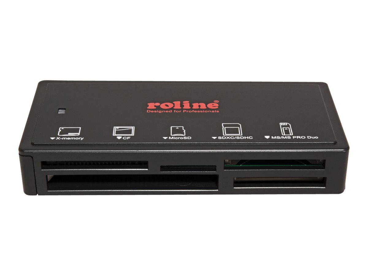 ROLINE - Kartenleser (MS, MS PRO, MMC, SD, MS Duo, CF, microSD, SDHC, SDXC) - USB 3.0
