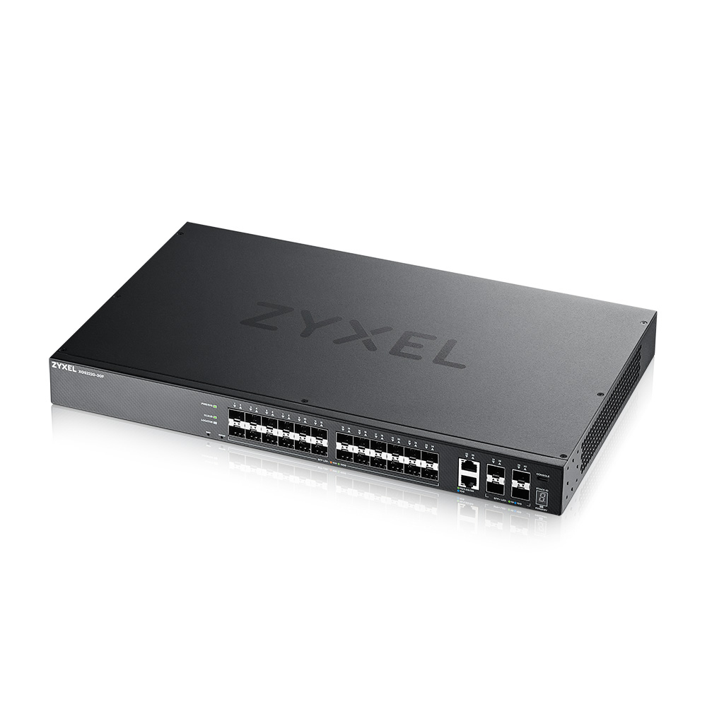 ZyXEL XGS2220-30F - Managed - L3 - Keine - Rack-Einbau, Ansicht 3