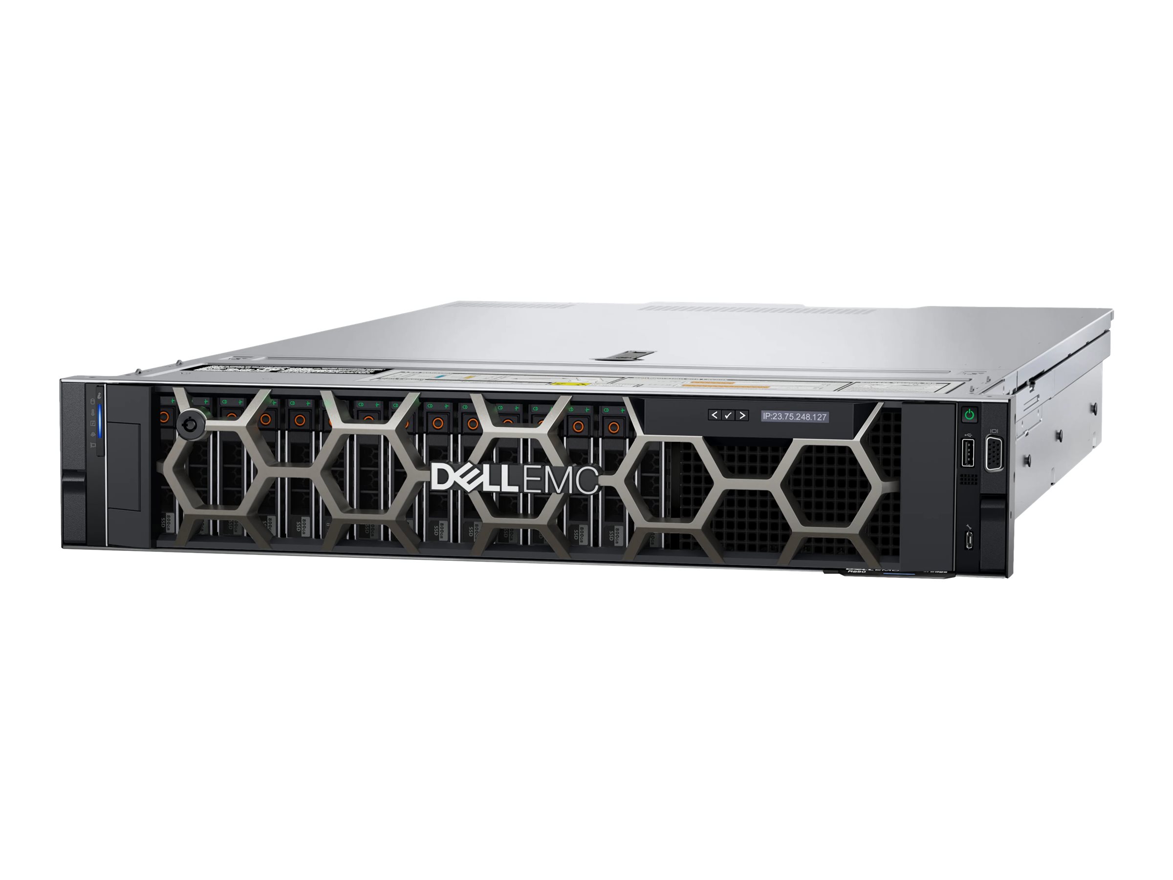 Dell EMC PowerEdge R550 - Server - Rack-Montage - 2U - zweiweg - 1 x Xeon Silver 4310 / 2.1 GHz