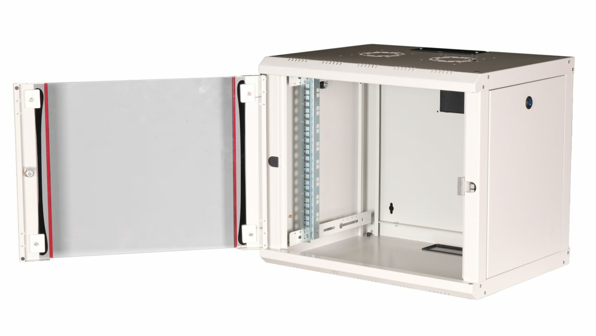 Equip Serverschrank 19 09U 600x450mm Glastür grau - Rack, Ansicht 3