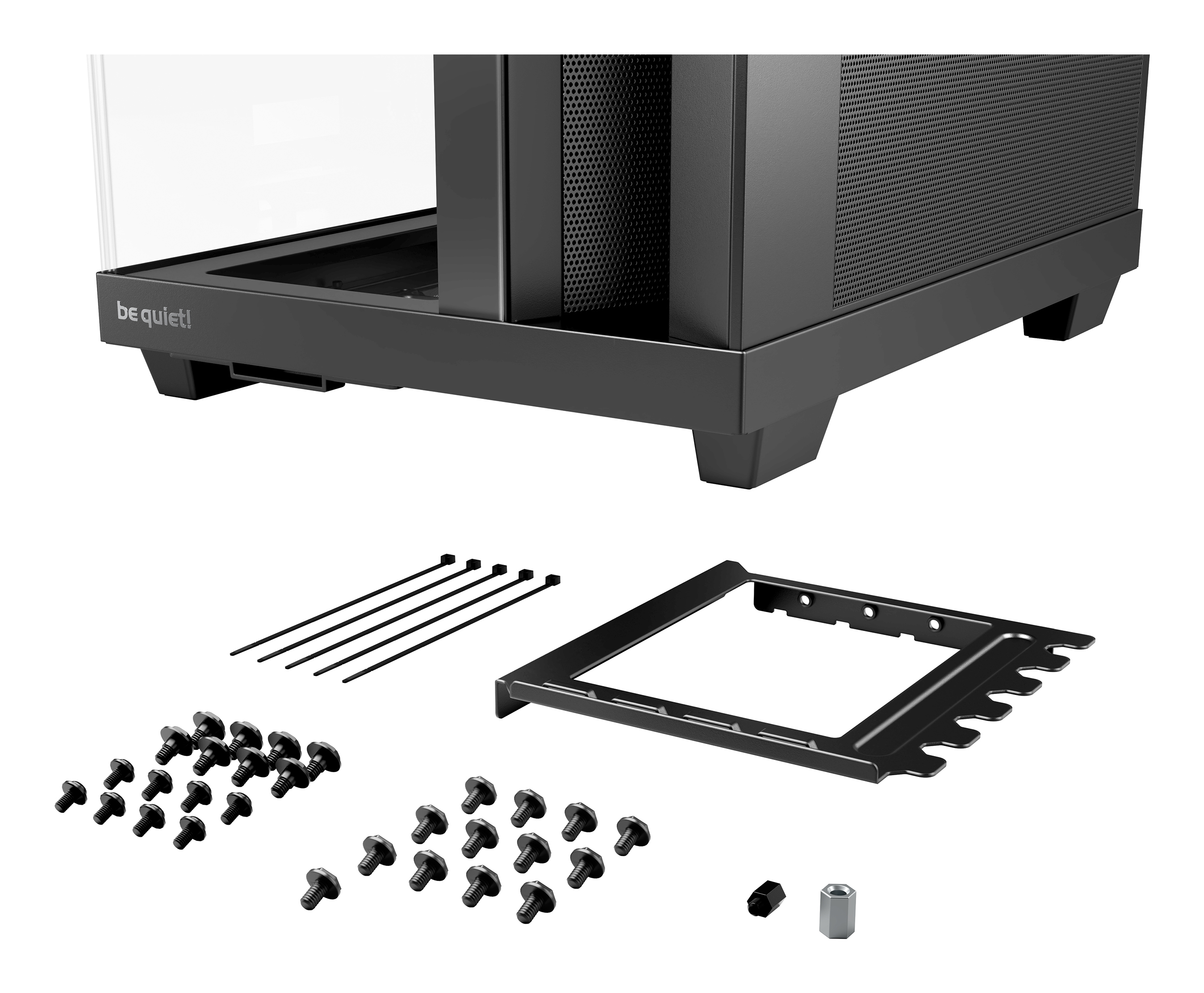 Be Quiet! Geh Light Base 500 Black - Midi/Minitower - ATX, Ansicht 3