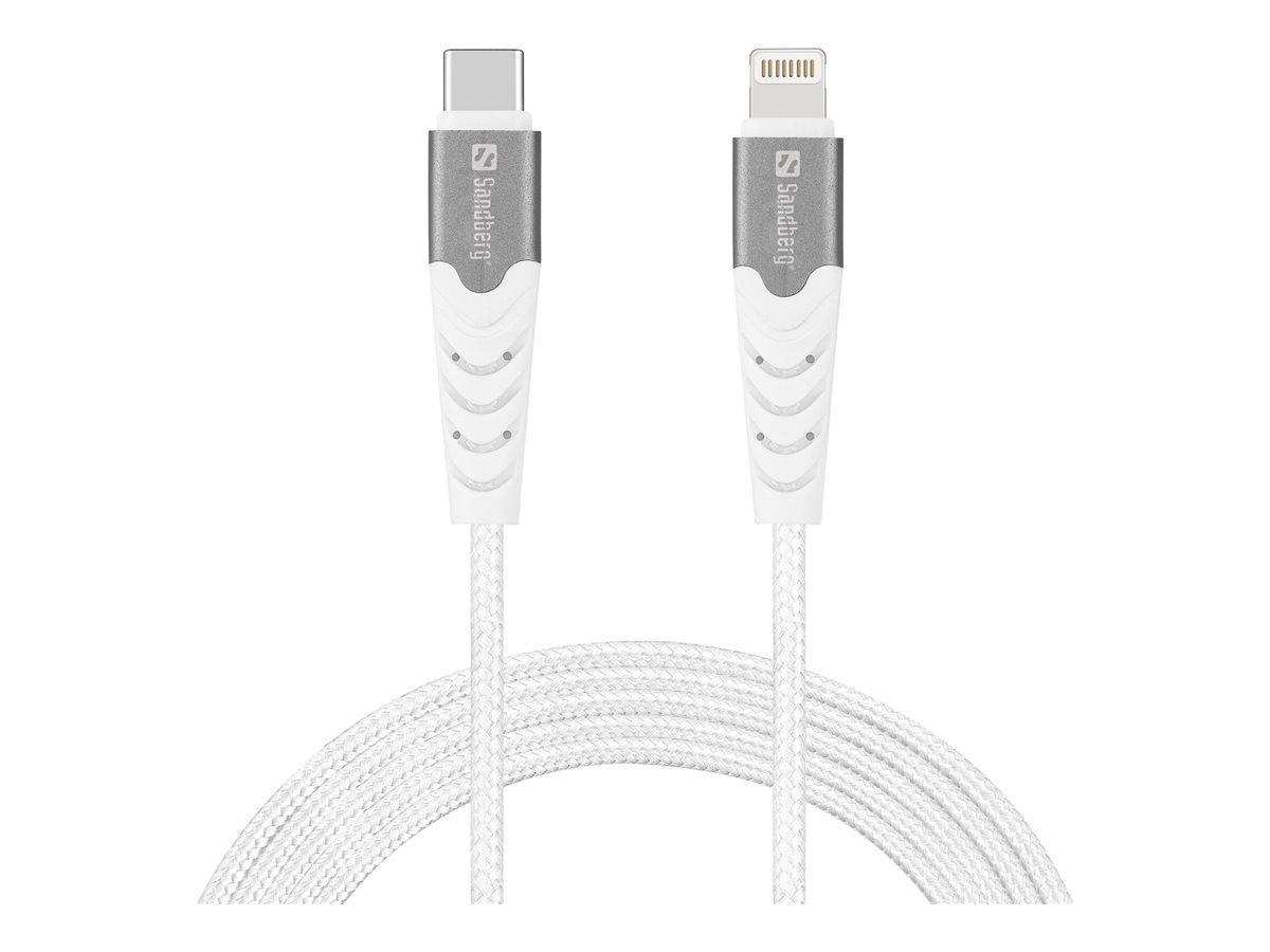 SANDBERG Lightning-Kabel - 24 pin USB-C männlich zu Lightning männlich, Ansicht 2