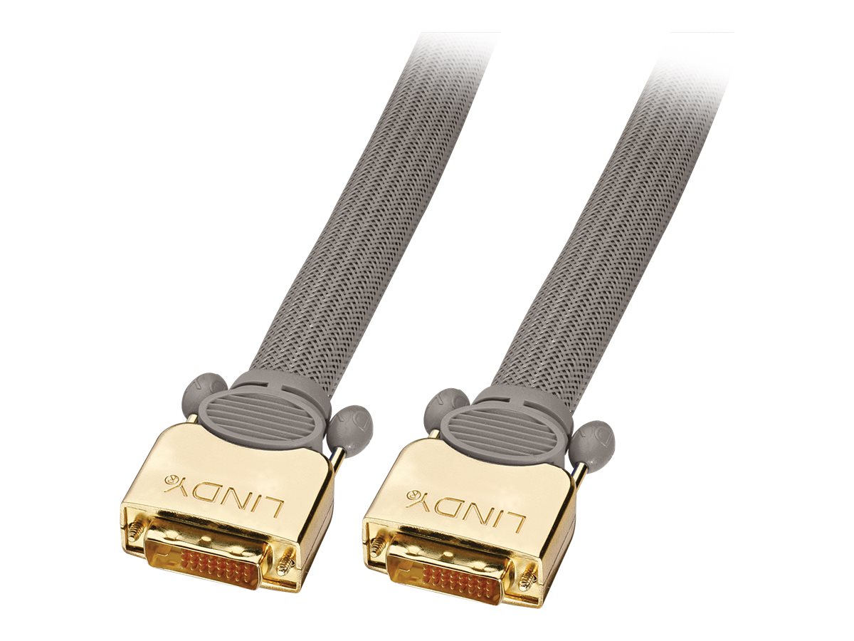 Lindy Premium Gold Super Long Distance - Videokabel - DVI-D männlich zu DVI-D männlich - 20 m - Dreifachisolierung