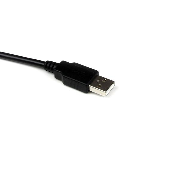 StarTech.com USB 2.0 Verlängerung 1,5m mit Dockingstation - USB-A Verlängerungskabel Stecker auf Buchse, Ansicht 3