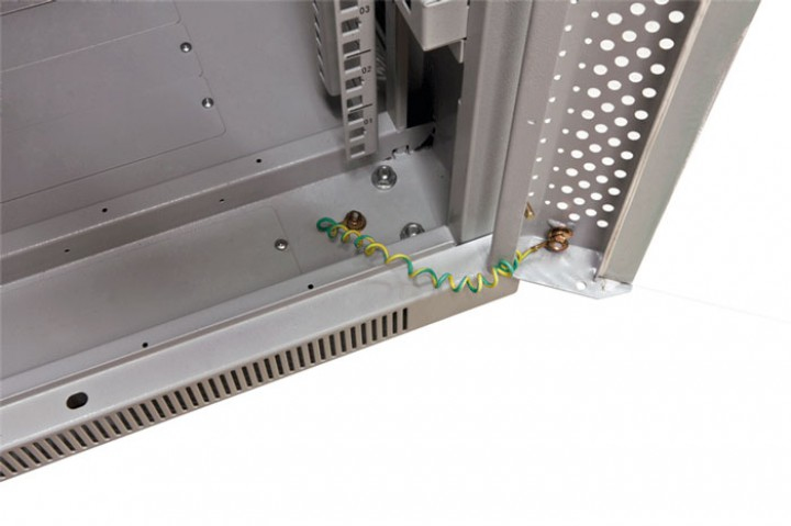 ALLNET Racks Rack 500 kg Freistehendes Gestell 22U Grau, Ansicht 4