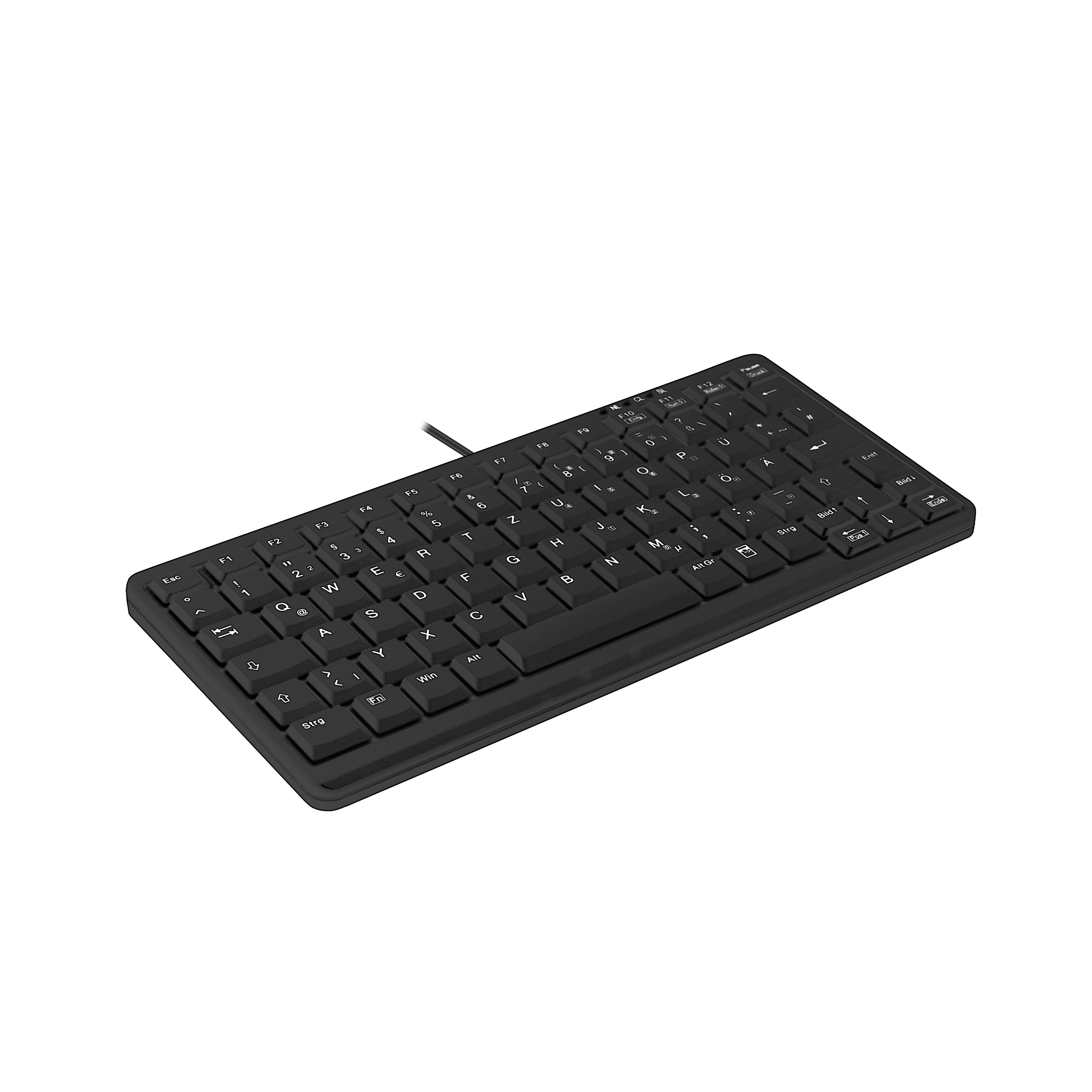 Active Key AK-4100-U - Tastatur - USB - TL: Deutsch, QWERTZ, Ansicht 3