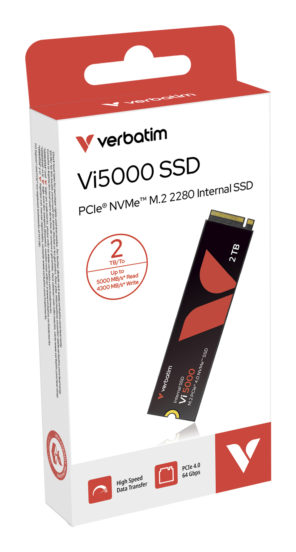 Verbatim Vi5000 - SSD - 2 TB - intern - M.2 2280, Ansicht 2