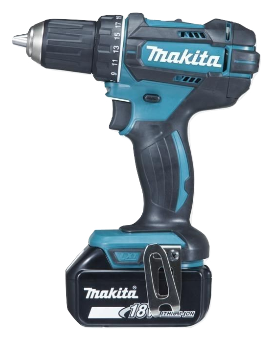 Makita DDF482RFJ Akku-Bohrschrauber inkl. MAKPAC + 2 Akkus 3.0Ah, Ansicht 2