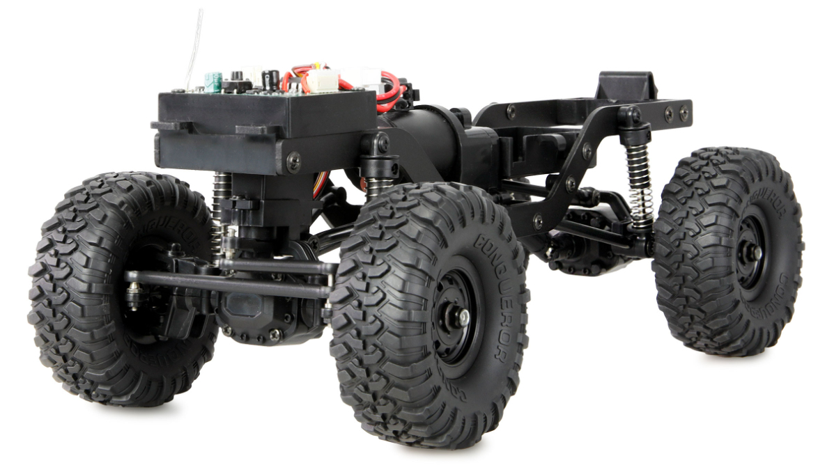 Amewi RC Crawler Mini-Crosstrailer AMXRock 4WD 1 16 RTR grün, Ansicht 3