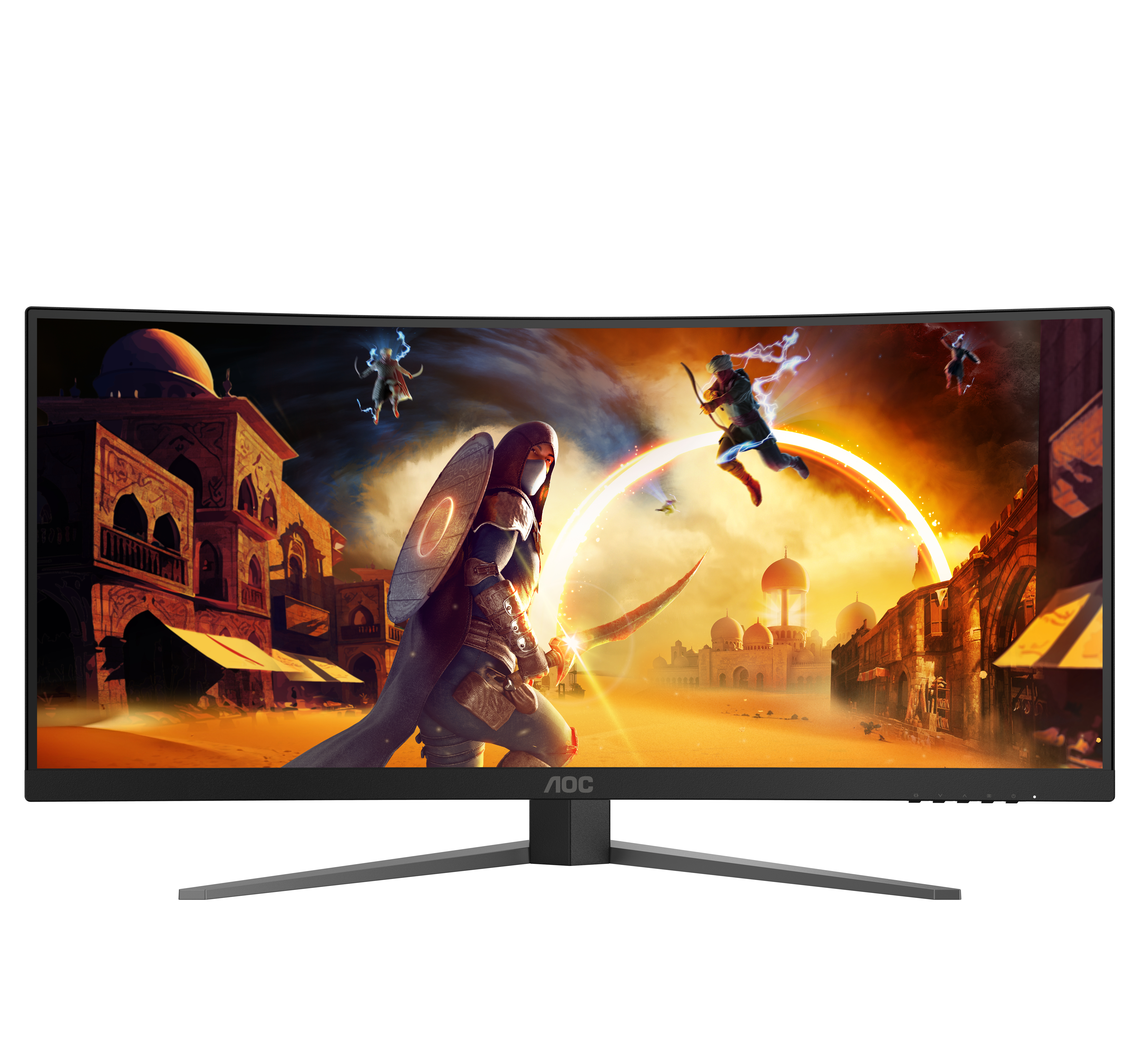 AOC Gaming CU34G4 - LED-Monitor - Gaming - gebogen - 86.36 cm (34), Ansicht 3