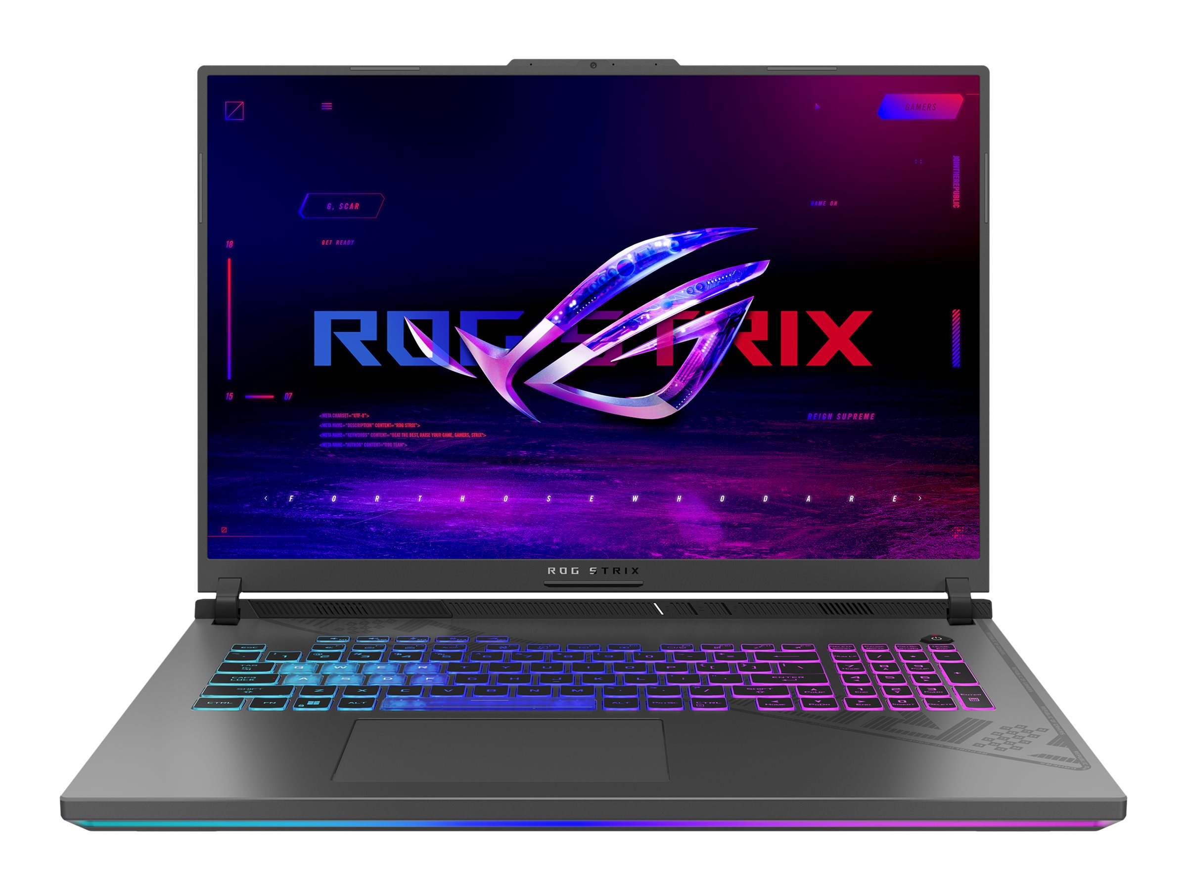 ASUS ROG Strix G18 G814JV-N6055 - Intel Core i7 13650HX - kein Betriebssystem - GeForce RTX 4060 - 32 GB RAM - 1 TB SSD NVMe - 45.7 cm (18)