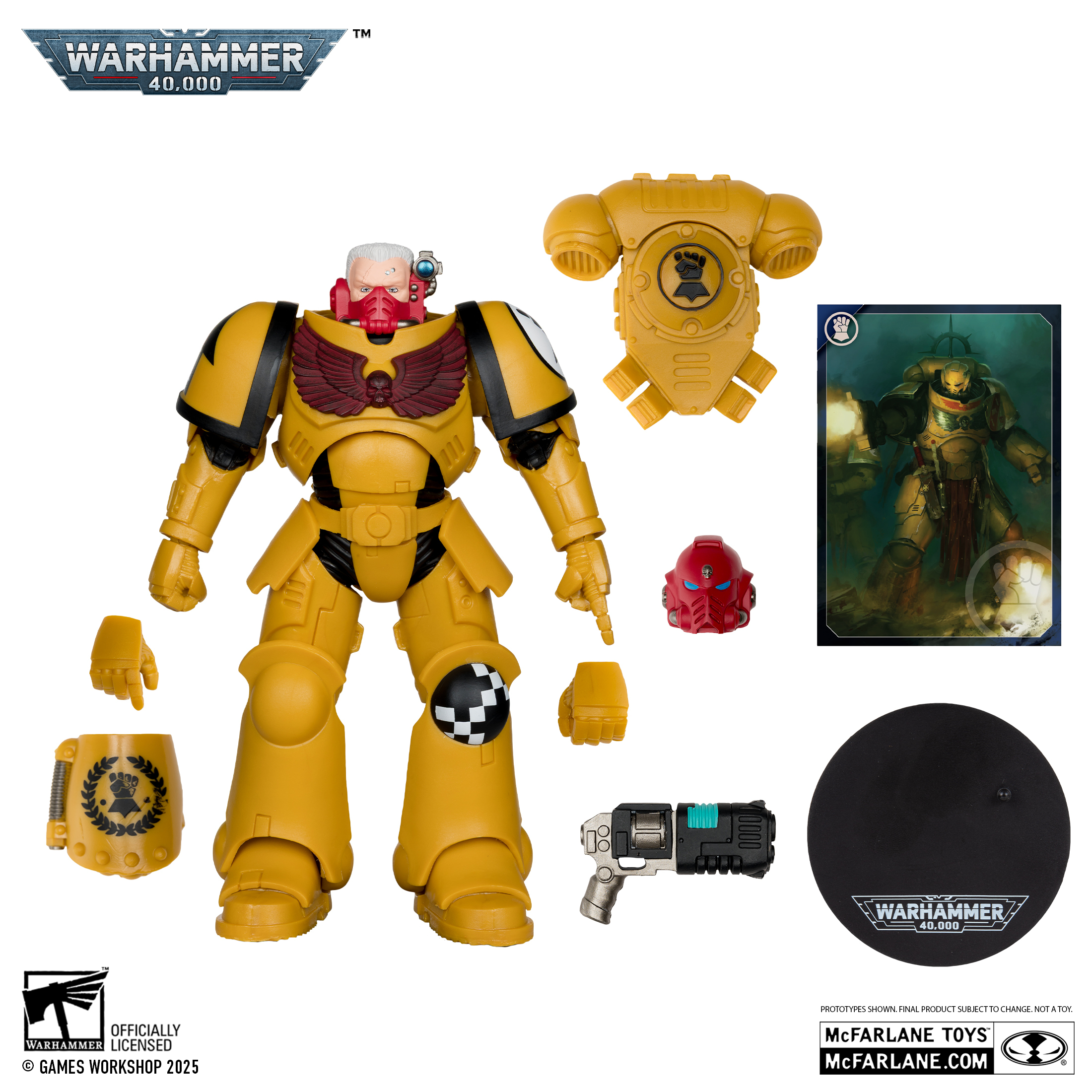 MCFARLANE Warhammer Intercessor Sergeant Figur 7in, Ansicht 3
