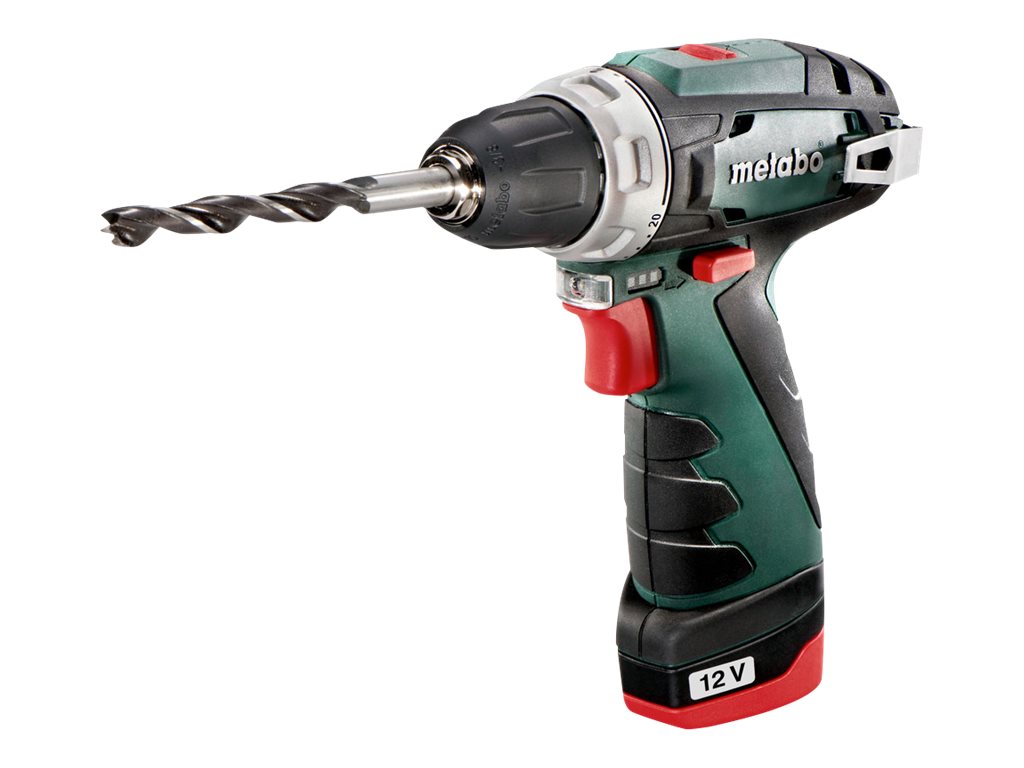 Metabo PowerMaxx BS Basic Akku-Bohrschrauber inkl. Koffer + 2 Akkus 2.0Ah, Ansicht 3