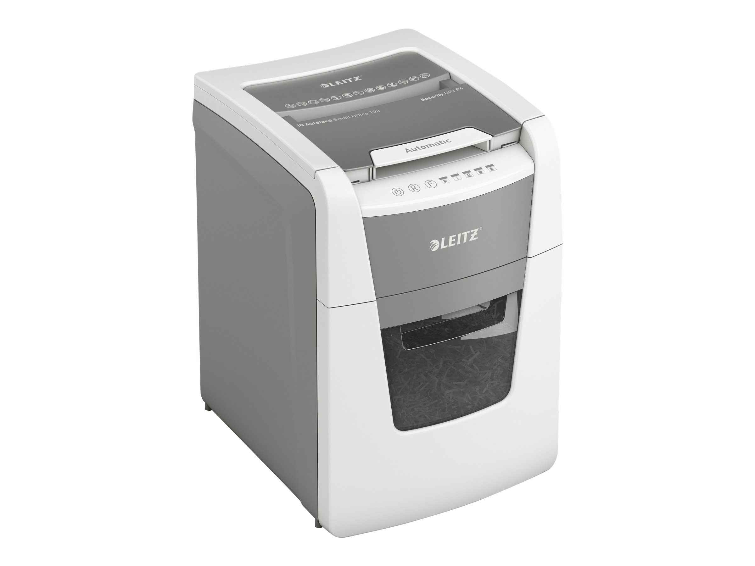 Esselte Leitz IQ AutoFeed Small Office 100 P4 - Vorzerkleinerer, Ansicht 4