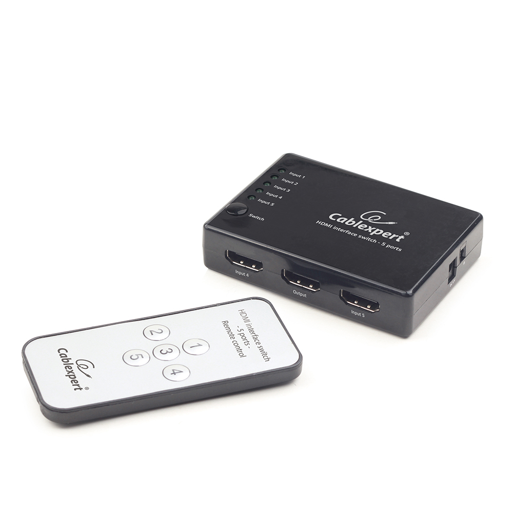 Gembird Cablexpert DSW-HDMI-53 - Video/Audio-Schalter, Ansicht 2