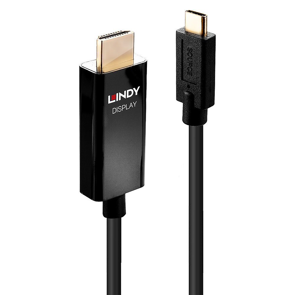 Lindy Adapterkabel - 24 pin USB-C männlich zu HDMI männlich, Ansicht 2