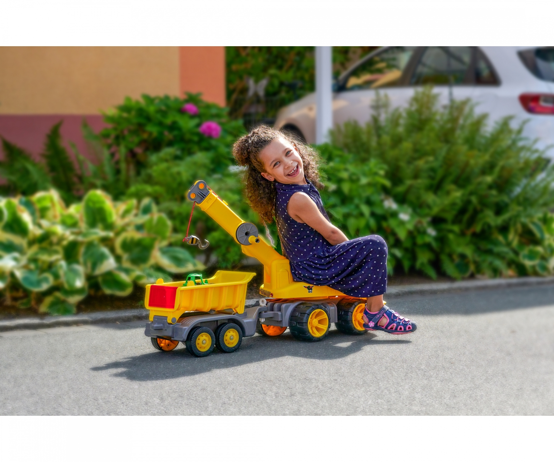 BIG Spielwarenfabrik BIG Power Worker Maxi Crane - Kranwagen - 3 Jahr(e) - Gelb, Ansicht 4