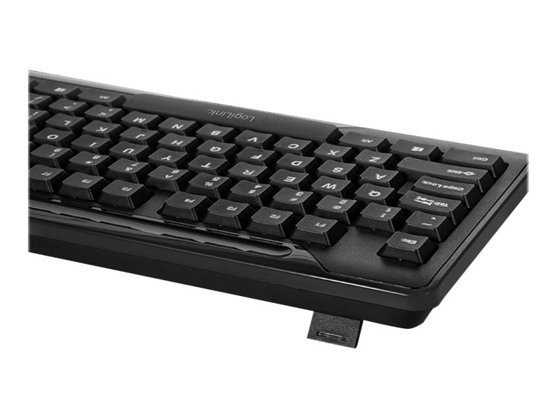 LogiLink Funk - Tastatur-und-Maus-Set - kabellos