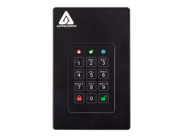 Apricorn Aegis Fortress L3 - Festplatte - verschlüsselt - 2 TB - extern (tragbar), Ansicht 2