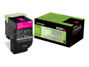Lexmark 802M - Magenta - original - Tonerpatrone LCCP LRP
