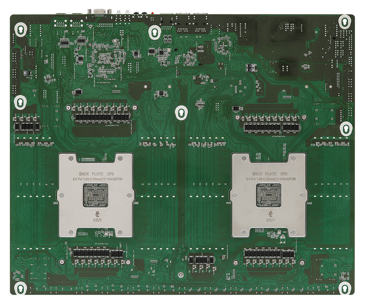 ASRock TURIN2D24G-2L+/500W, AMD, Socket SP5, AMD EPYC 9004, DDR5-SDRAM, 48 GB, DIMM, Ansicht 3