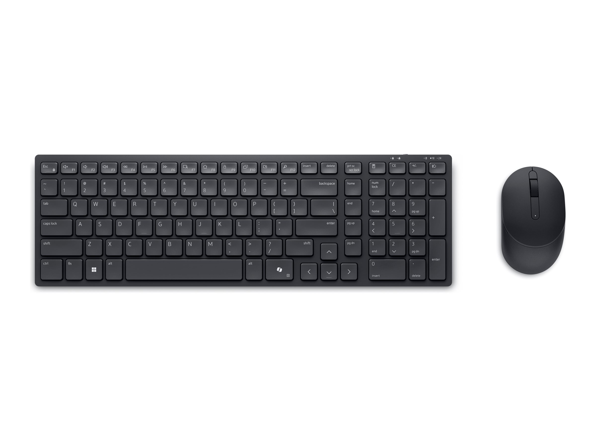 Dell Pro KM555 - Tastatur-und-Maus-Set - leise