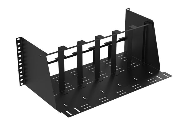 Lanview 19 Shelf for Mini PC rack mounting 6 PC´s CONSOLE - Rackbefestigung, Ansicht 3