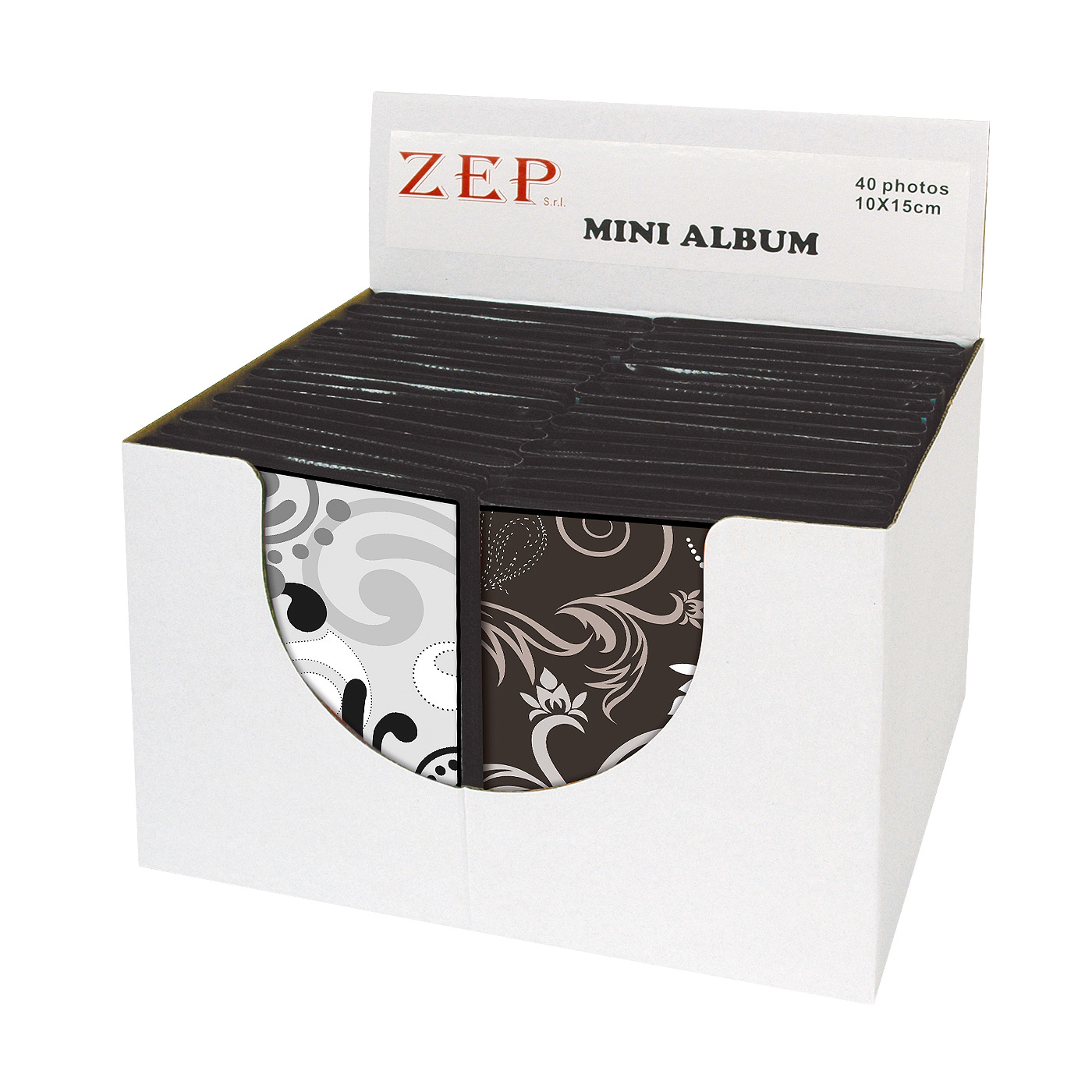 Zep Umbria - Mehrfarbig - 40 Blätter - 10 x 15 cm - Polypropylen (PP) - Schwarz - 125 mm, Ansicht 2