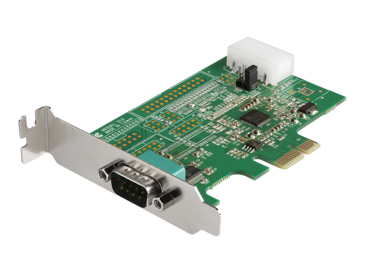 StarTech.com 1 Port Serielle PCI Express RS232 Adapter Karte - Serielle PCIe RS232 Kontroller Karte - PCIe zu Seriell DB9 - 16950 UART - Niedrigprofil-Erweiterungskarte - Windows & Linux (PEX1S953LP)
