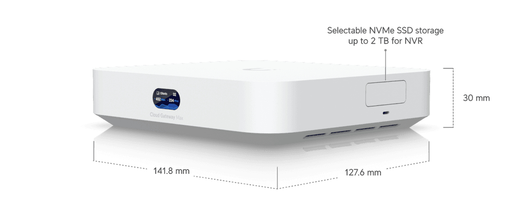 Ubiquiti Gateway - 1GbE, 2.5GbE - Cloud-verwaltet, Ansicht 4