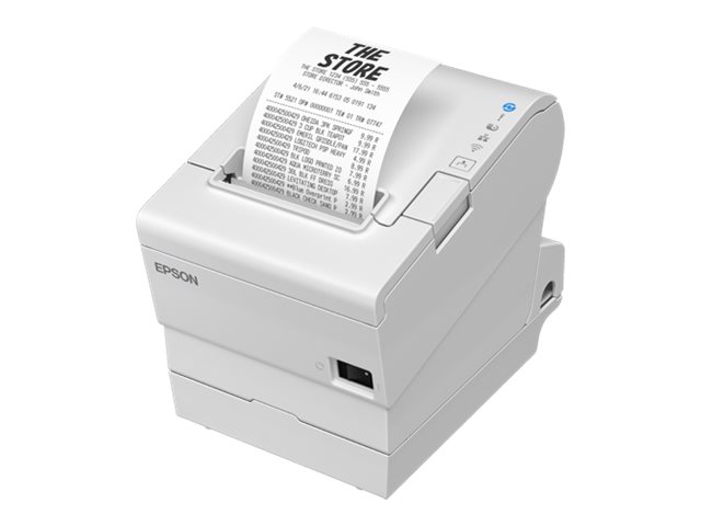 Epson TM-T88VII, USB, USB-Host, poweredUSB, Ethernet, ePOS, weiß
