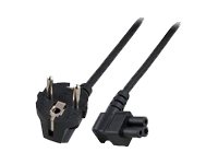 MicroConnect Stromkabel - IEC 60320 C5 gewinkelt zu power CEE 7/7 (M), Ansicht 2