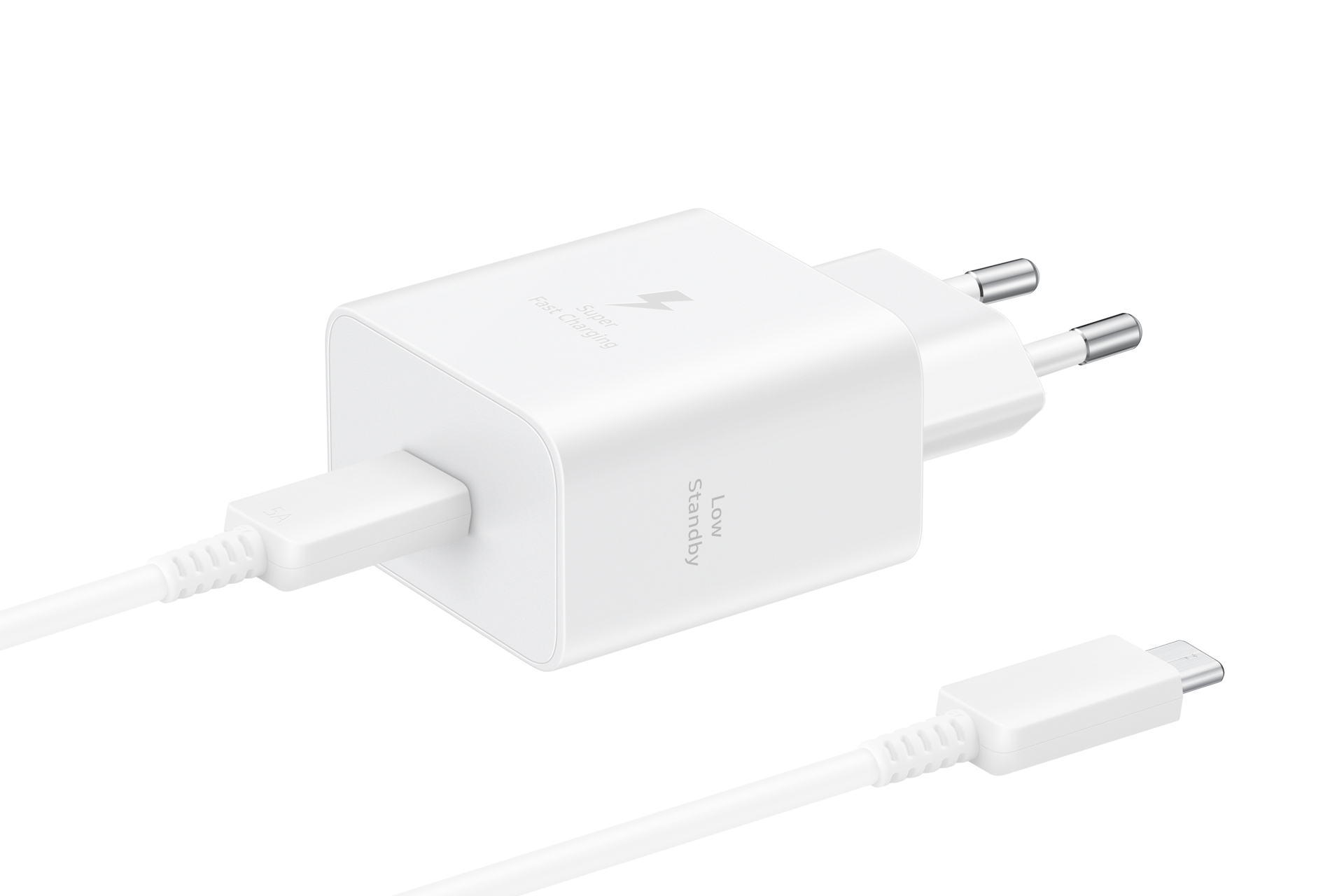 Samsung 45W Power Adapter+Cable White, Ansicht 4