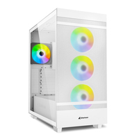 Sharkoon REBEL C50 RGB ATX - Full Tower - PC - Weiß - ATX - micro ATX - Mini-ITX - Metall - Gehärtetes Glas - Multi