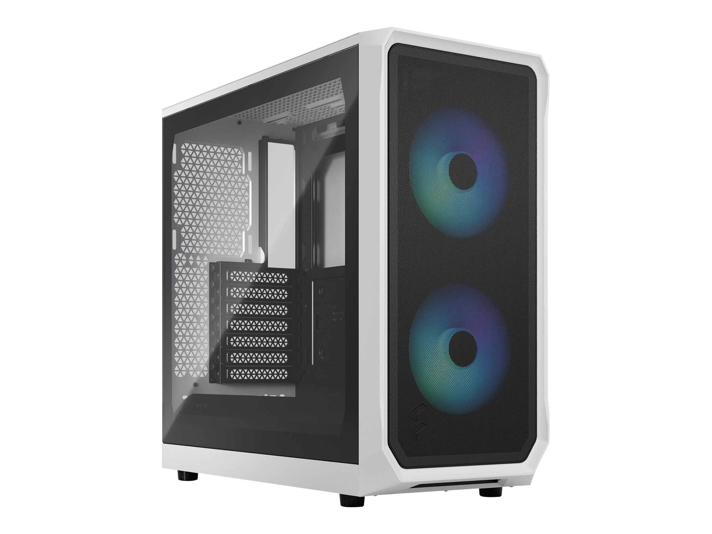 Fractal Design Focus 2 RGB - Tower - ATX - Seitenteil mit Fenster (gehärtetes Glas)