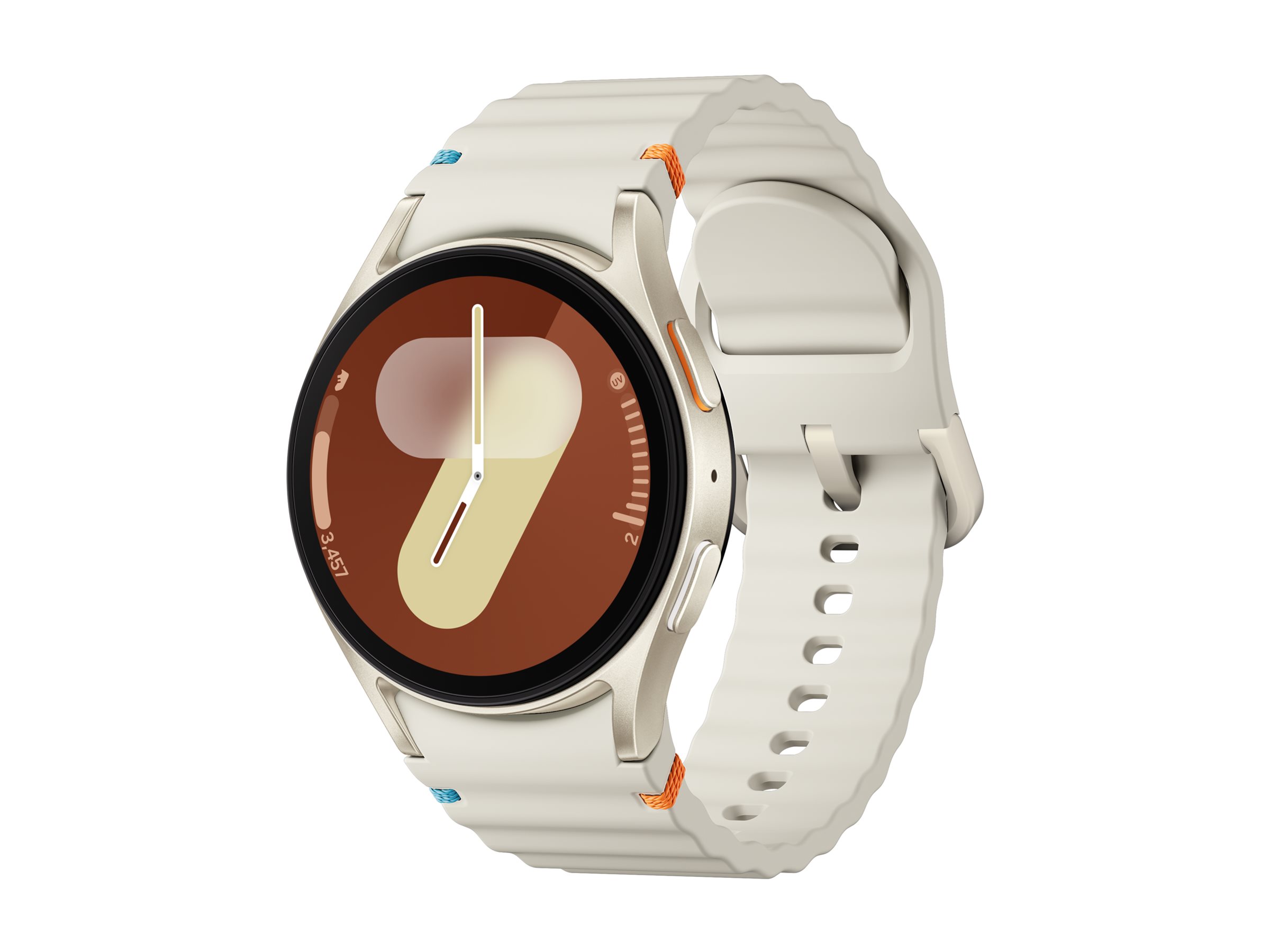 Samsung Galaxy Watch7 - 40 mm - intelligente Uhr mit Sportband - Gummi - Bandgröße: SM - Anzeige 3.33 cm (1.3)
