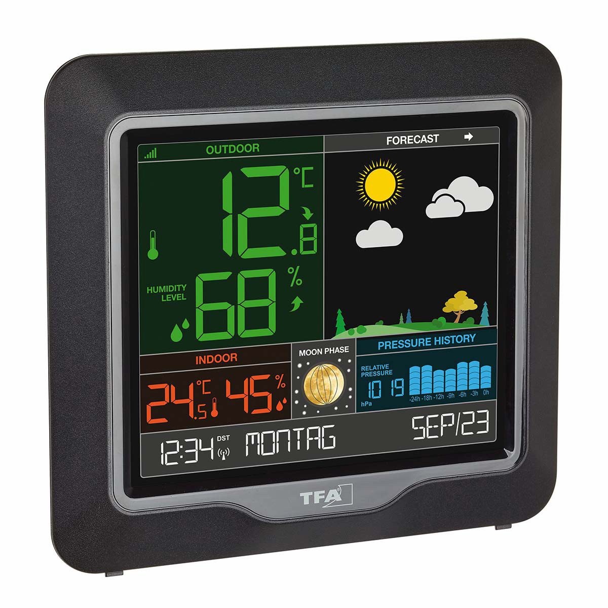 TFA Season - Wetterstation - Schwarz, Ansicht 2
